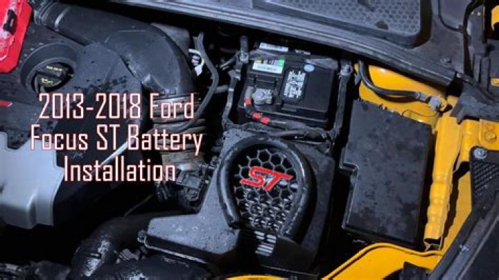 2013 Ford Focus St Battery