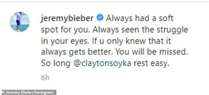 Clayton Soyka Dea&dagger;h at 25 Justin Bieber&rsquo;s Dad Confirms Tragic Loss!