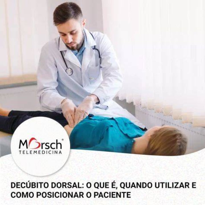 Dec&uacute;bito dorsal como usar essa posi&ccedil;&atilde;o do paciente