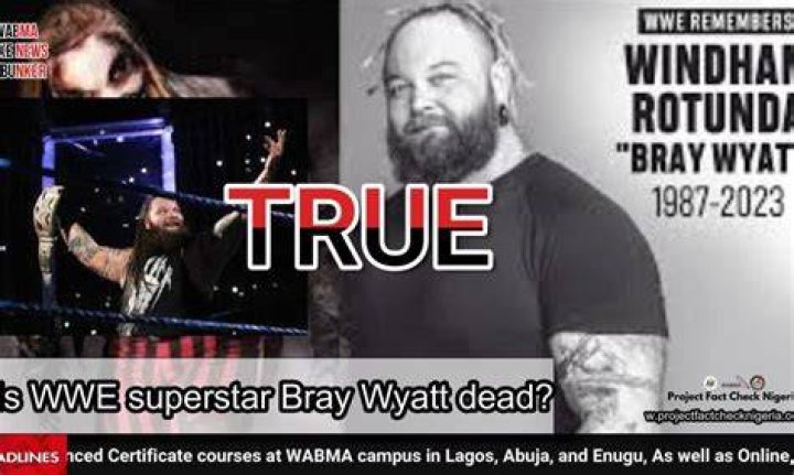 Fact check Did Bray Wyatt commit suicide? cause of death explored as