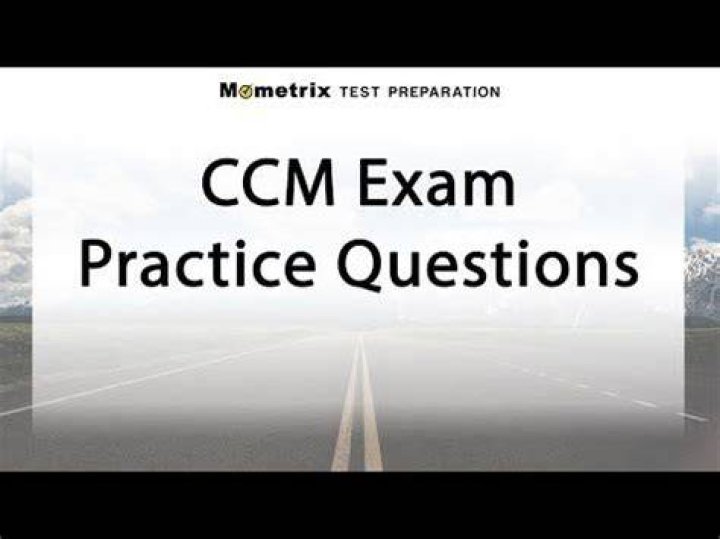 Free CCM Certification Practice Test