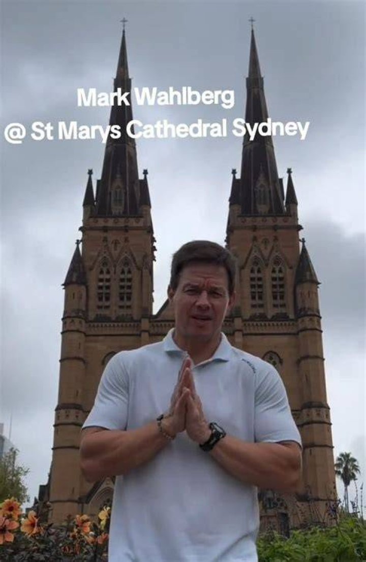 Mark Wahlberg the devout Catholic shows off Ash Wednesday cross on his