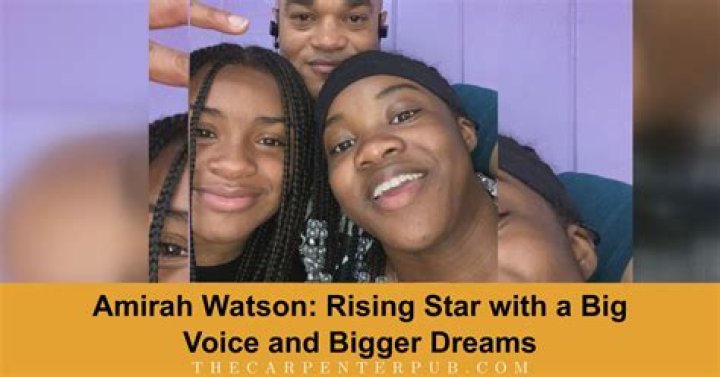 Meet Amirah Watson: The Rising Star In Hollywood