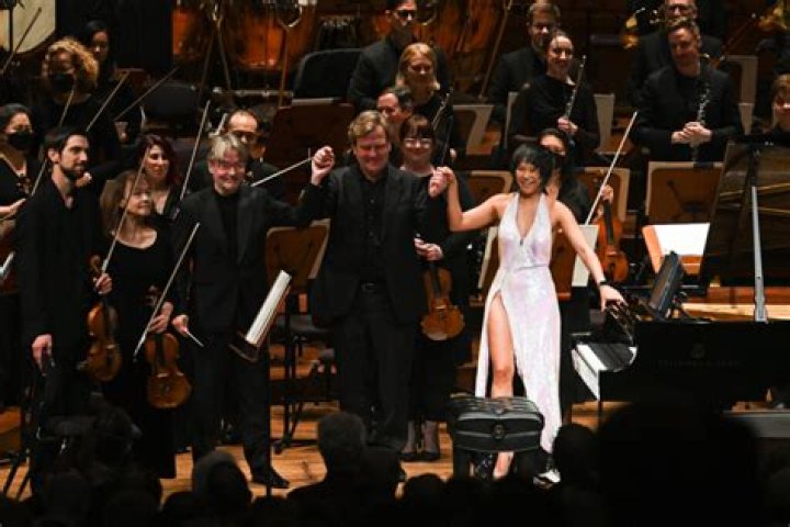 Review Yuja Wang tackles a massive new piano concerto without breaking