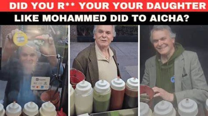 Stuart Seldowitz harasses halal cart vendor, says killing of 4,000