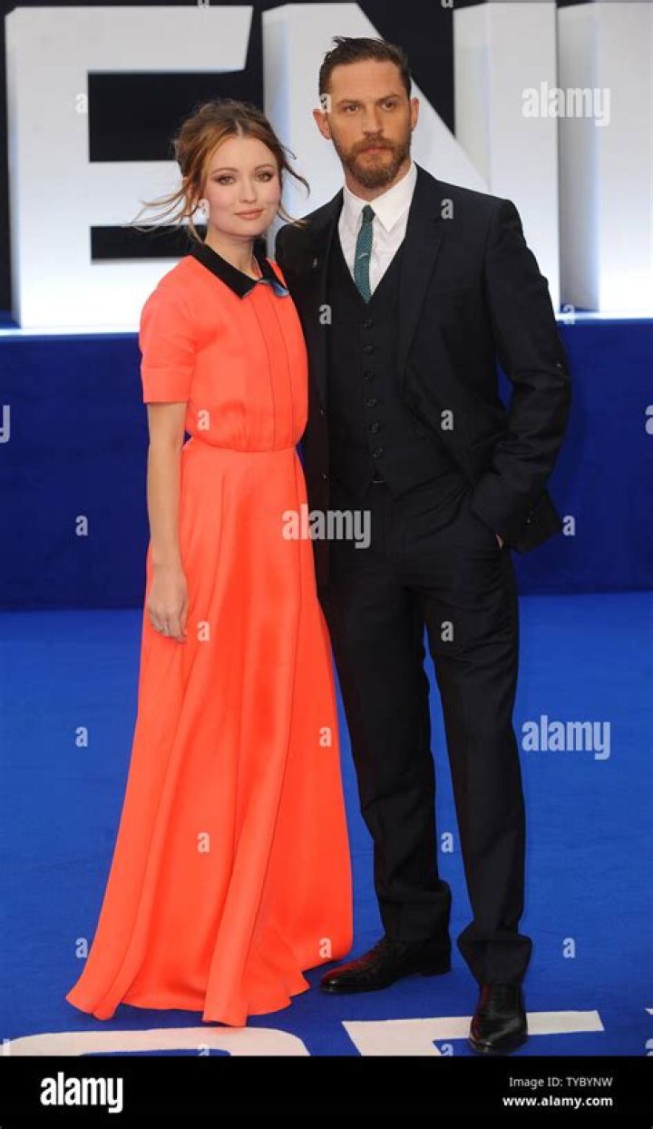Tom Hardy & Emily Browning Get Married for 'Legend' Movie! Photo